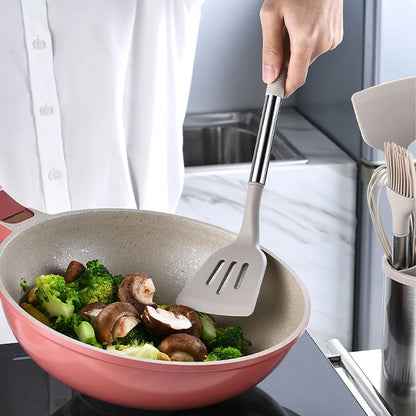 12-teiliges Silikon Küchenutensilien-Set – Antihaft & hitzebeständig