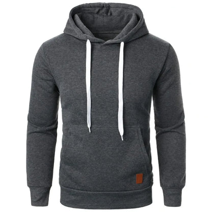 Herren Hoodie – Leichter Kapuzenpullover mit Kordelzug, Streetwear