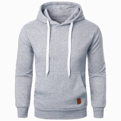 Herren Hoodie – Leichter Kapuzenpullover mit Kordelzug, Streetwear