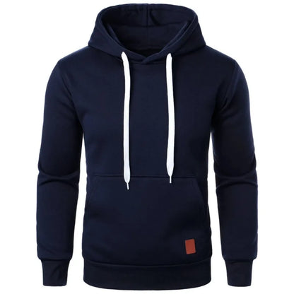 Herren Hoodie – Leichter Kapuzenpullover mit Kordelzug, Streetwear