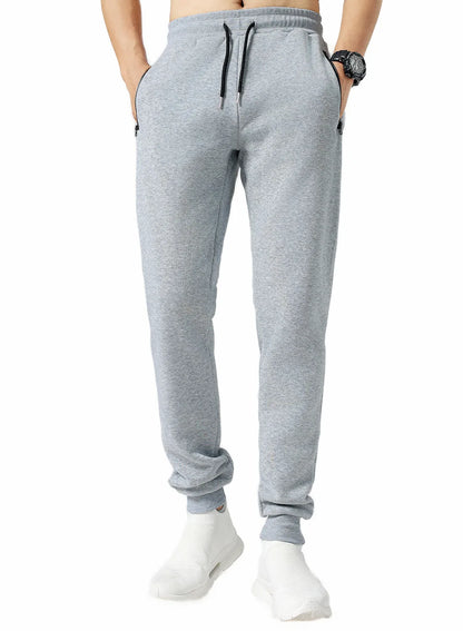 Herren Cargo Jogginghose – Streetwear Sweatpants mit Reißverschlusstaschen