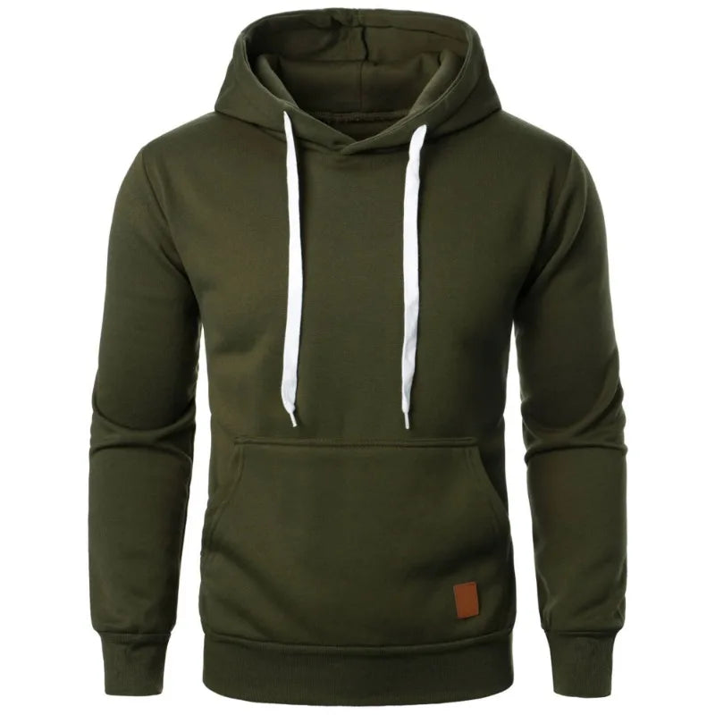 Herren Hoodie – Leichter Kapuzenpullover mit Kordelzug, Streetwear