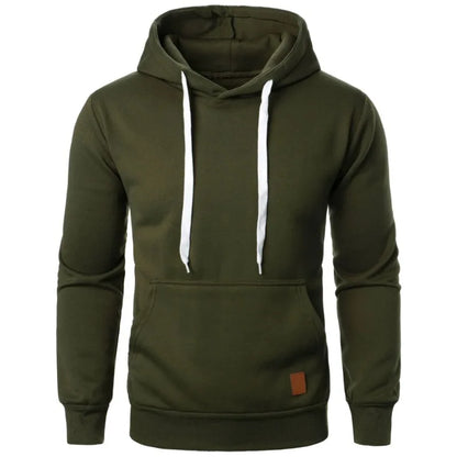 Herren Hoodie – Leichter Kapuzenpullover mit Kordelzug, Streetwear
