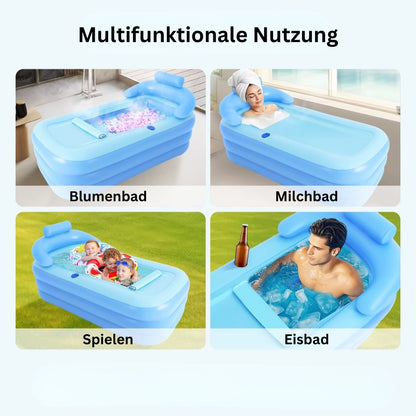 Multifunktionale Badewanne für Blumenbad, Milchbad, Eisbad oder als Planschbecken für Kinder.