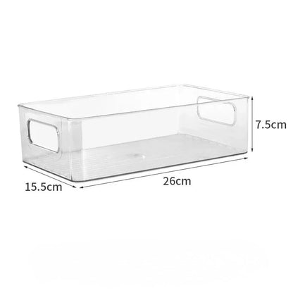 Flacher Kühlschrank Organizer 26 x 15,5 x 7,5 cm für Aufschnitt und Lebensmittel