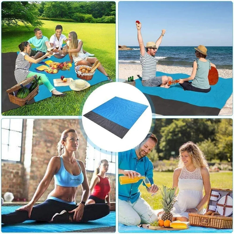 Vielseitige Outdoor-Decke für Strand, Picknick, Camping, Yoga und Freizeitaktivitäten.