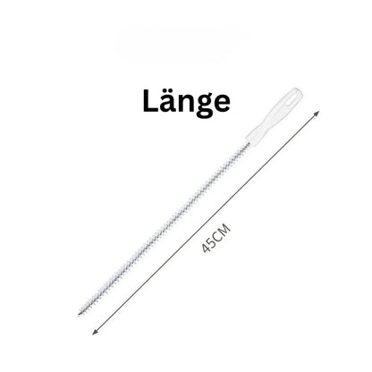Flexibler Rohrreiniger mit 45 cm Länge für Abfluss und Waschbecken